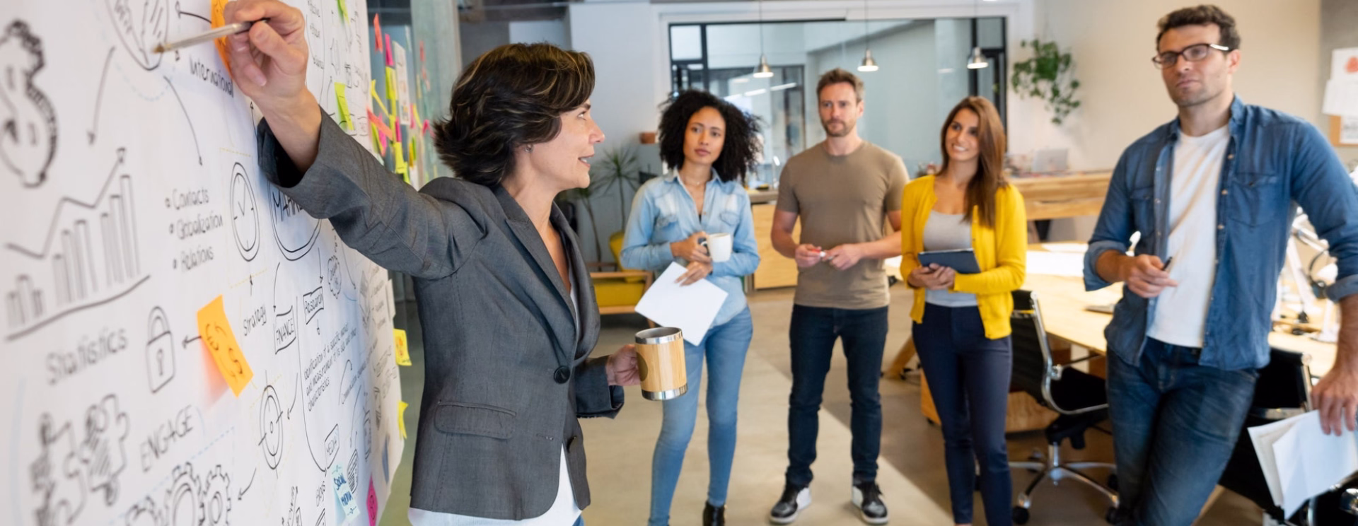 Professional branding services with creative design and strong brand identity elements.